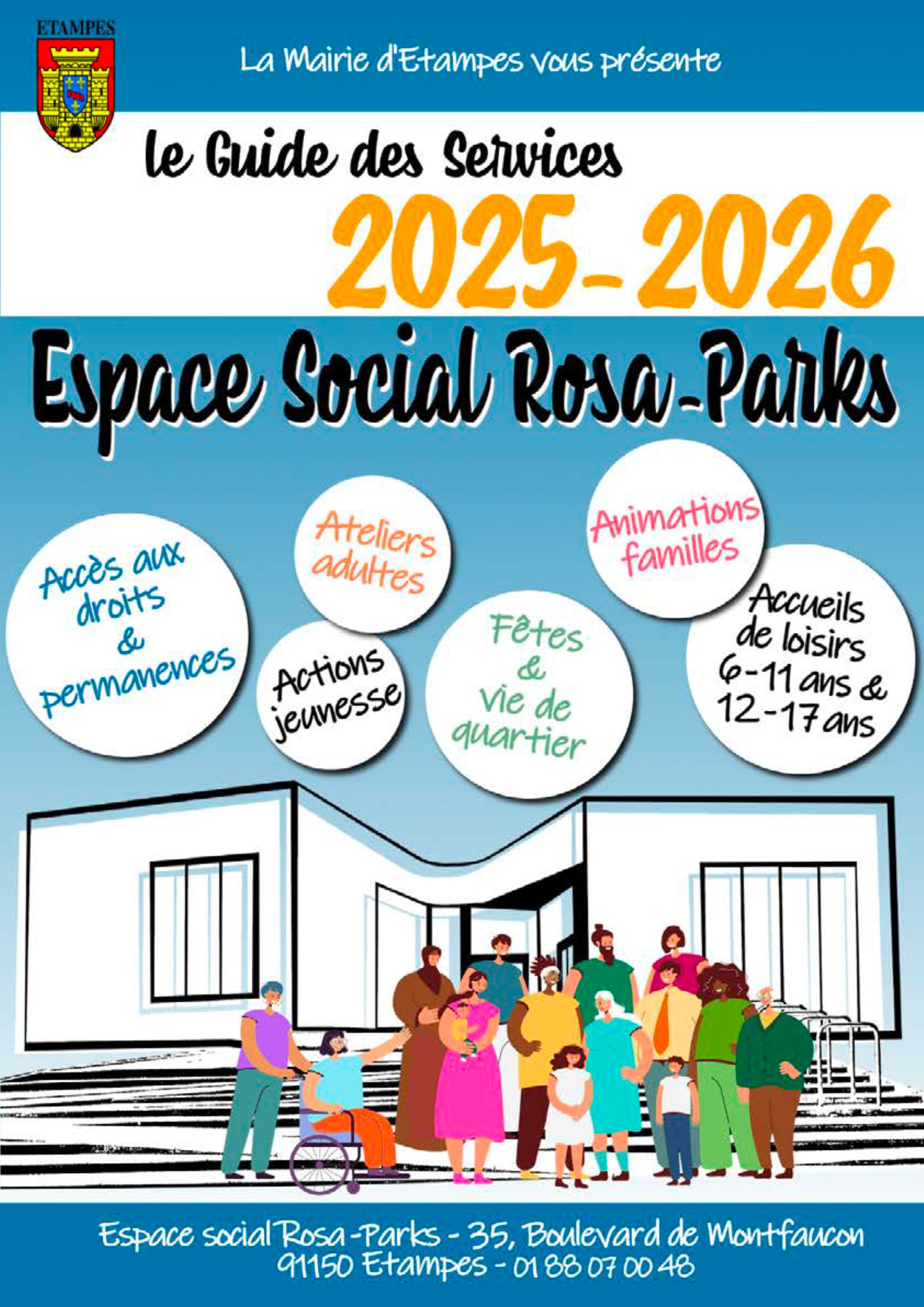 Couverture du guide L'Espace Rosa-Parks à la Croix de Vernailles