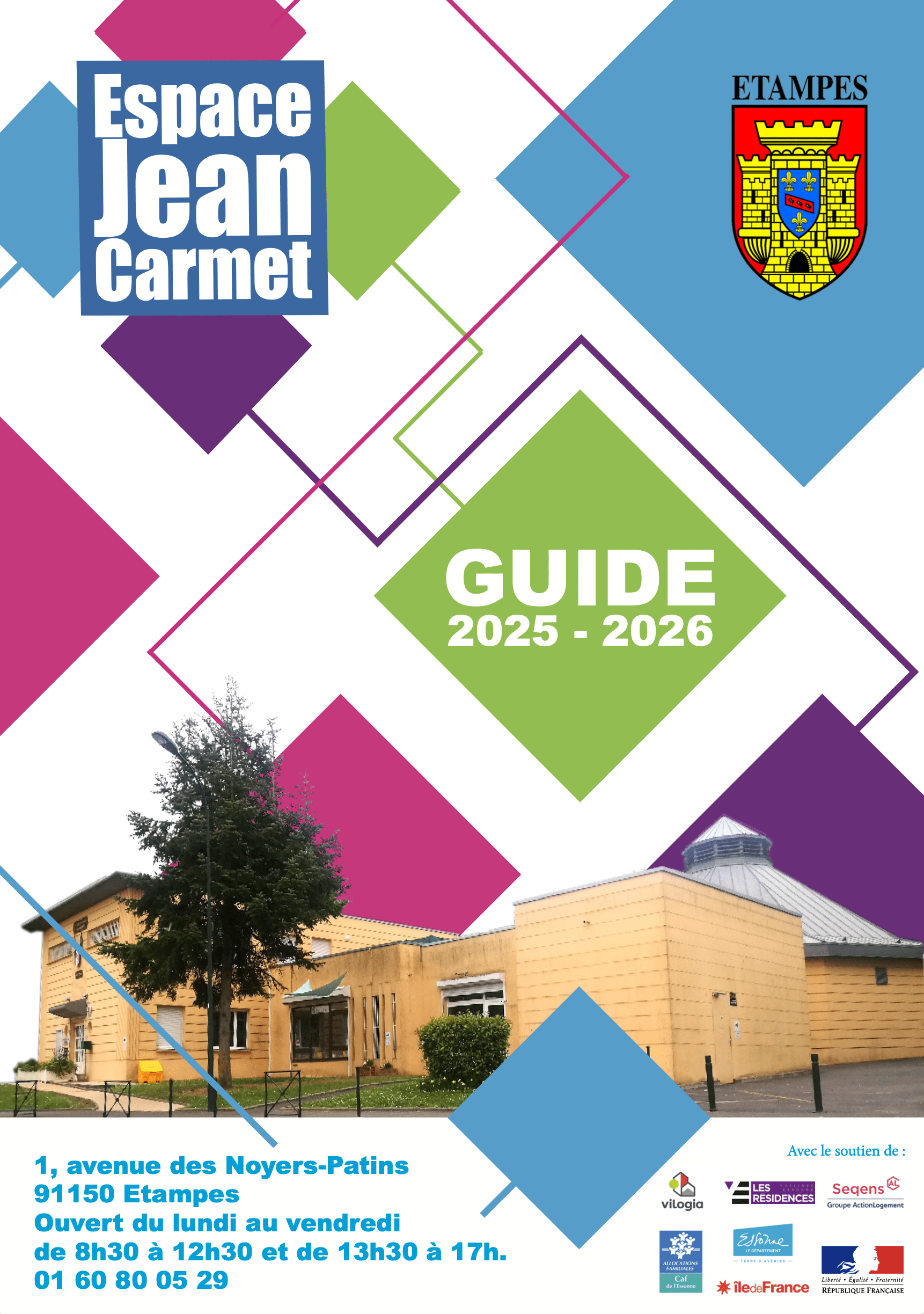 couverture du guide L'Espace Jean-Carmet à Guinette